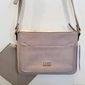 NWT JONES NEW YORK embossed cement crossbody